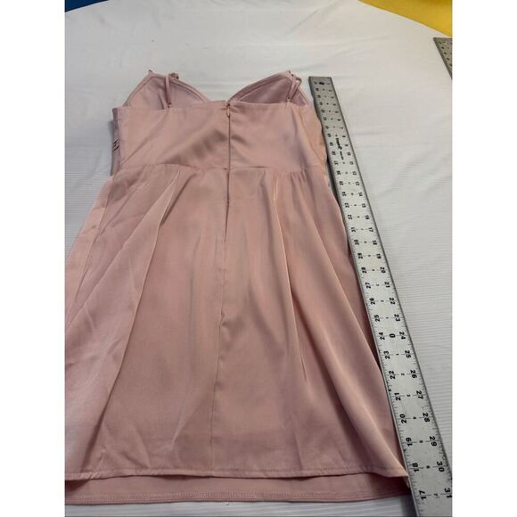 NWT Maniju Blush Pink Cocktail Party Dress Size Large New - Picture 10 of 10